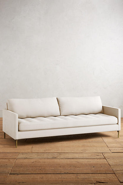 Sillón de dos cuerpos estilo moderno color blanco