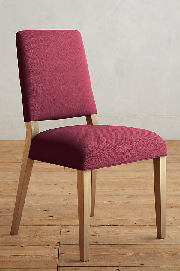 Silla estilo moderno color borravino 